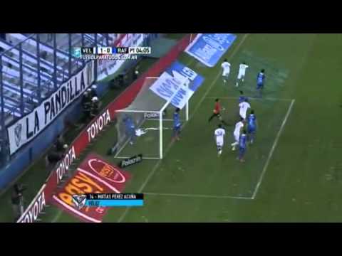 Ecos Velezanos: Gol de Pérez Acuña. Vélez 1 - Rafaela 0.