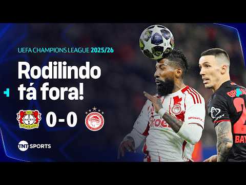 Gols e lances de Bayer Leverkusen x Olympiacos