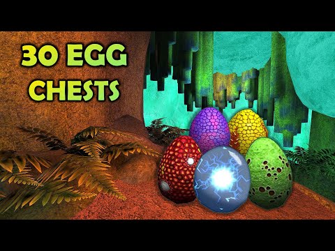 Opening 30 Mysterious Dragon Egg Chests - School of Dragons