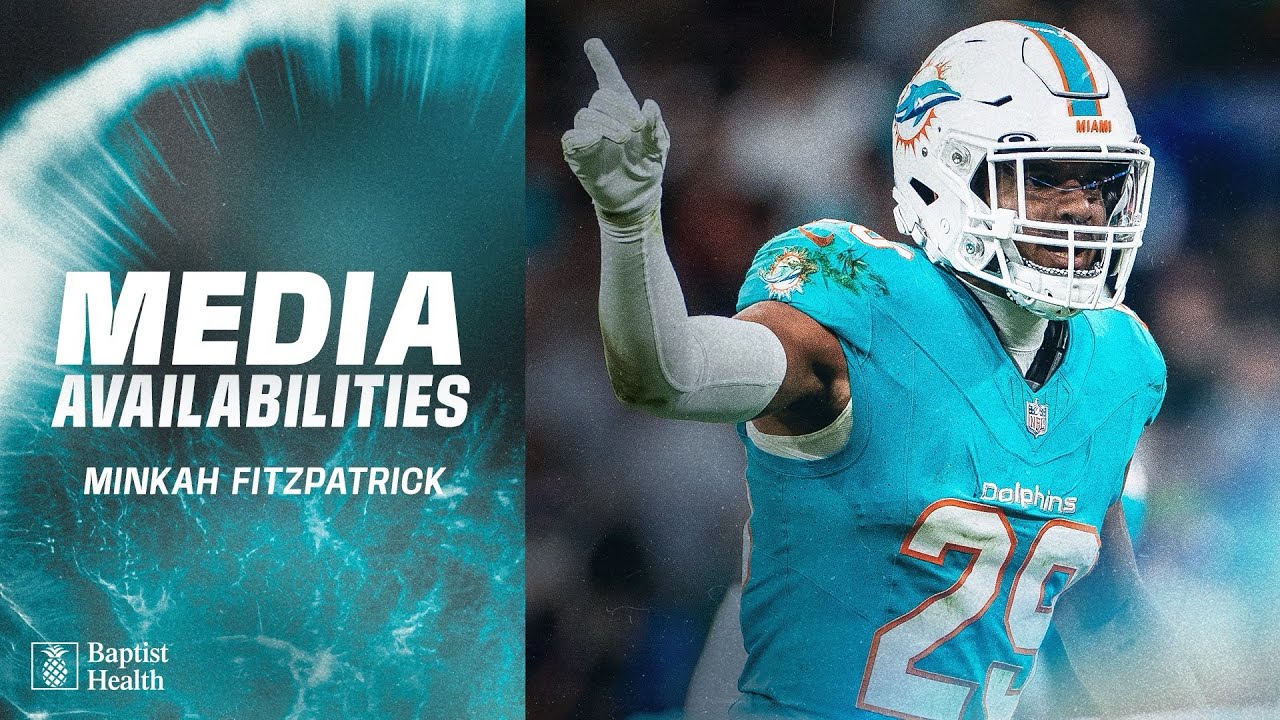 Minkah Fitzpatrick meets with the media | Miami Dolphins