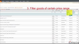 How to Filter Magento Products by Price