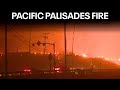 Pacific Palisades Fire burns 1200+ acres destroying homes in Los Angeles.mp4