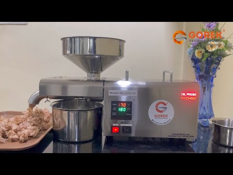 Cold Pressed Groundnut Oil Machine