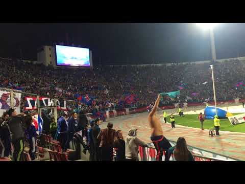 "Ese tiempo en la b / U de Chile vs Audax / Copa Chile Los de Abajo 2017" Barra: Los de Abajo • Club: Universidad de Chile - La U