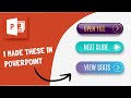 How to MAKE BUTTONS in PowerPoint without designing skills #powerpoint #button