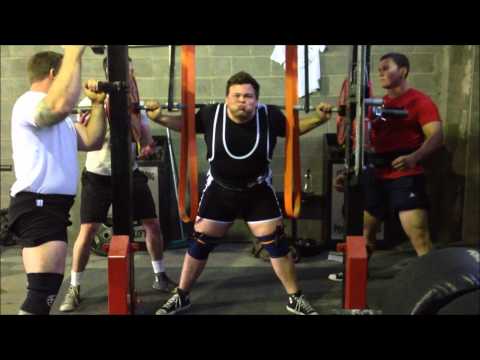 Valhalla Strength - Zach squats 300kg and 310kg 4 weeks out from worlds