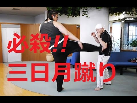 【一撃必殺！三日月蹴り！】ハヤテ流格闘技