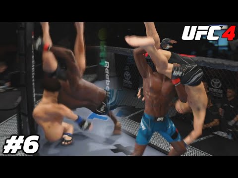 Rag-dolled! UFC 4 Bas Rutten Light Heavyweight Career Mode #6