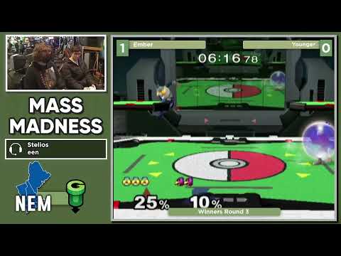 Mass Madness 39 SSBM - Ember (Sheik) vs. Younger (Falco) - Melee WR3