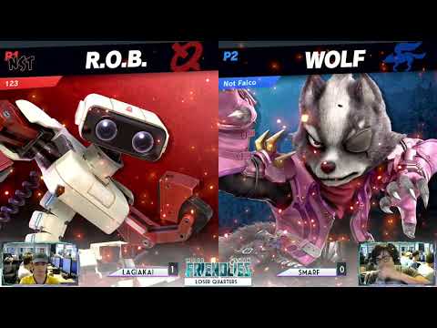 More Than Friendlies #48 - SSBU - Smarf(Luigi/ROB/Richter) vs. BG | Lagiakai(Wolf) - Losers Quarters