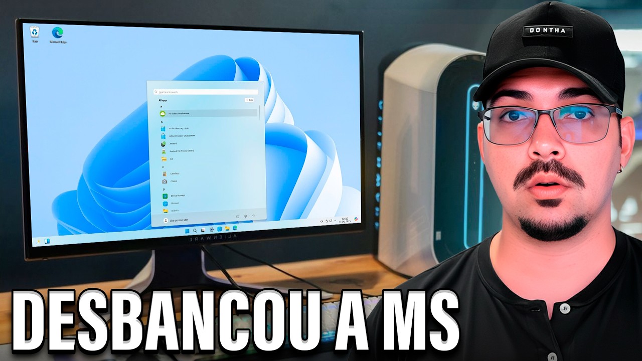 ADEUS MS WIN? 🐧 Testei o Novo Windows 11 FX e Tô EM CHOQUE! 🤯