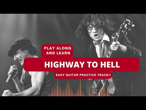 Learn Highway To Hell Guitar Chords | ACDC | Play-Along Guitar Practice Track