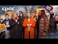 Ontario NDP Leader Marit Stiles campaigns in Windsor – February 24, 2025