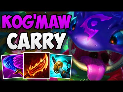 INSANE KOG'MAW 1V9 GAMEPLAY IN CHALLENGER! | CHALLENGER KOG'MAW ADC GAMEPLAY | Patch 13.10 S13