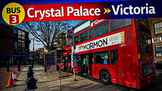Sunny London Bus Ride | Route 3 Crystal Palace to Victoria