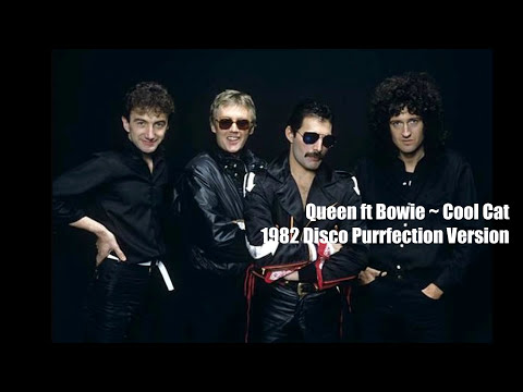Thumbnail for Queen ft Bowie ~ Cool Cat 1982 Disco Purrfection Version by R.E.M., Queen