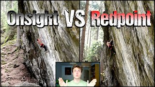 Rock Climbing Science : Onsight VS Redpoint Analysis | What makes a good Onsight Climber ? by Mani the Monkey