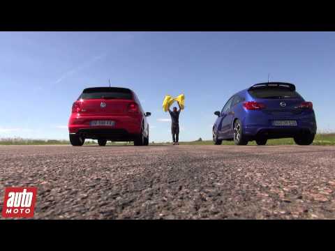 2015 Volkswagen Polo GTi vs Opel Corsa OPC : 200m départ arrêté - Spécial GTi