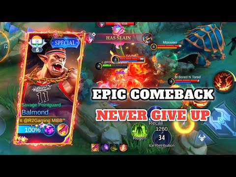 Balmond users try this build 🔥 Balmond epic comeback gameplay never give up 🔥