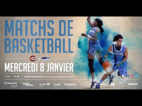 Basketball féminin : Stingers de Concordia vs Citadins de l’UQAM