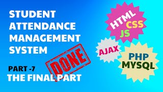 Download the video "Student Attendance Management System-Complete project with source code"