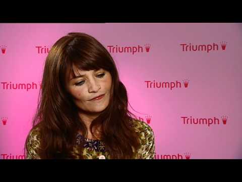 Helena Christensen talks about being a judge for the Triumph Inspiration Awards 2011