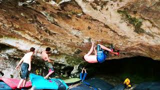 Video thumbnail of Godzilla, 8B (sit). Biblins Cave