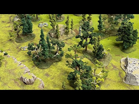 How to make a realistic forest board - Wargaming scenery