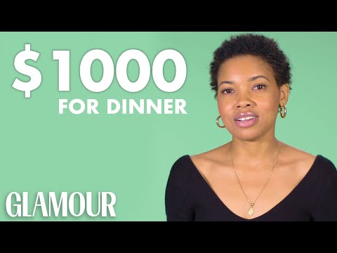 給料の異なる女性たちが夕食にかける金額が最も多いと言われていますが、その理由は？ (Women of Different Salaries on the Most They Would Spend on Dinner | Glamour)