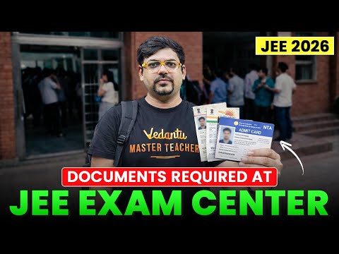 JEE Mains 2026: Important Documents required at Exam Centre🪪| Harsh Sir