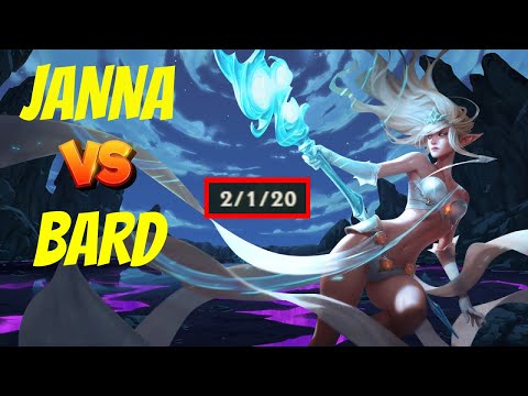 LITTLE JANNA | JANNA vs BARD | Challenger support proview smurfing on Master preseason