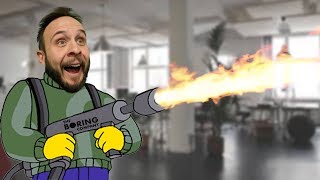 WE BOUGHT A FLAMETHROWER?! - Dude Soup Podcast #159