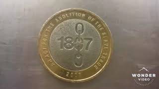 £2 Slave Trade Coin Value - 1807 2 pound coin