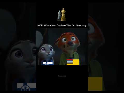 HOI4 When You Declare War On Germany