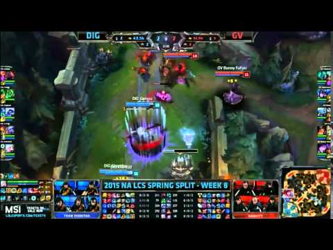 Dignitas Shiphtur Xerath VS Gravity Keane Fizz Highlights   2015 NA LCS Spring W8D2