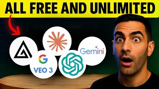 Every Paid AI - Now FREE & UNLIMITED (100% Legal)