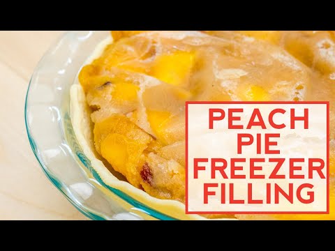 How to Make: Peach Pie Freezer Filling
