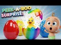 Five Little Ducks Hide Seek Peek A Boo Color Song For Kids Ziggy Zaps