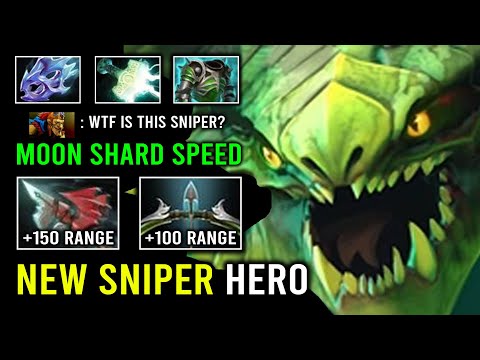 NEW Sniper Hero +250 Poison Attack Range DPS Moon Shard Viper 100% Overpower Dota 2