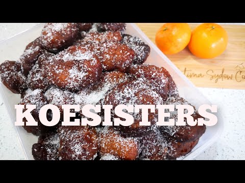 Fatima Sydow's famous 3 cup Koesister recipe. Deliciously spiced, light and fluffy.