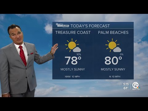 WPTV First Alert Weather Forecast for Morning of Friday, Dec. 26, 2025