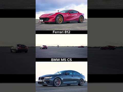 Thumbnail for Ferrari 812 Vs BMW M5 CS #ferrari #ferrari812 #bmw #m5 #m5cs #bmwm5cs #bmwm5 #m5cs #bmwm #bmwmcars by Ferrari, BMW, Car, BMW M5