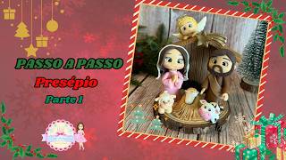 PARTE 1 - Presépio em biscuit - SEM MOLDE