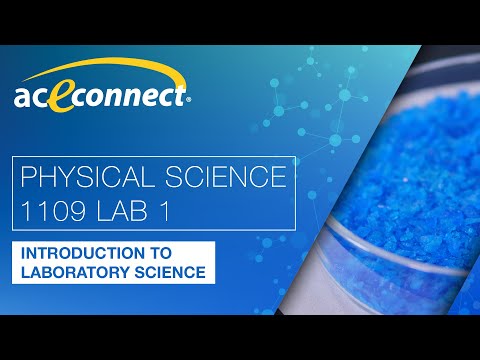 Physical Science 1109 Lab 1 || Introduction to Laboratory Science