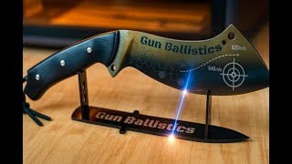 我尝试用激光雕刻我的刀和枪，结果如下！你们能用激光雕刻枪的零件吗？我们试过了。