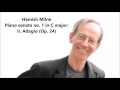 Hamish Milne: The complete Piano sonata no. 1 in C major Op. 24 (Weber)