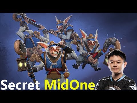Secret MidOne  Meepo gameplay #2 dota 2 patch 7.22c