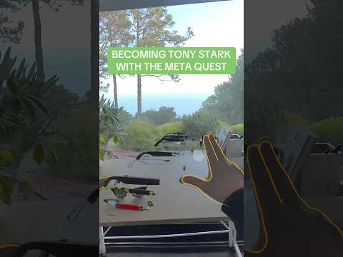 BECOME TONY STARK WITH THE QUEST 3! THIS IS SO DOPE! #VR #quest3 #metaquest
