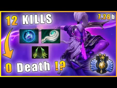 Void Spirit 12/0 Mid lane PRO build Dota 2 Gameplay | Dota 7.27b