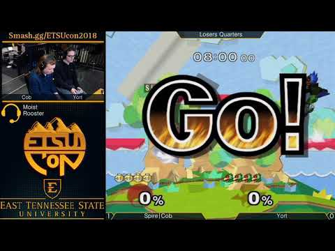 ETSUcon18 - Spire|Cob (Peach) vs Yort (Falco) - Melee Losers Quarters